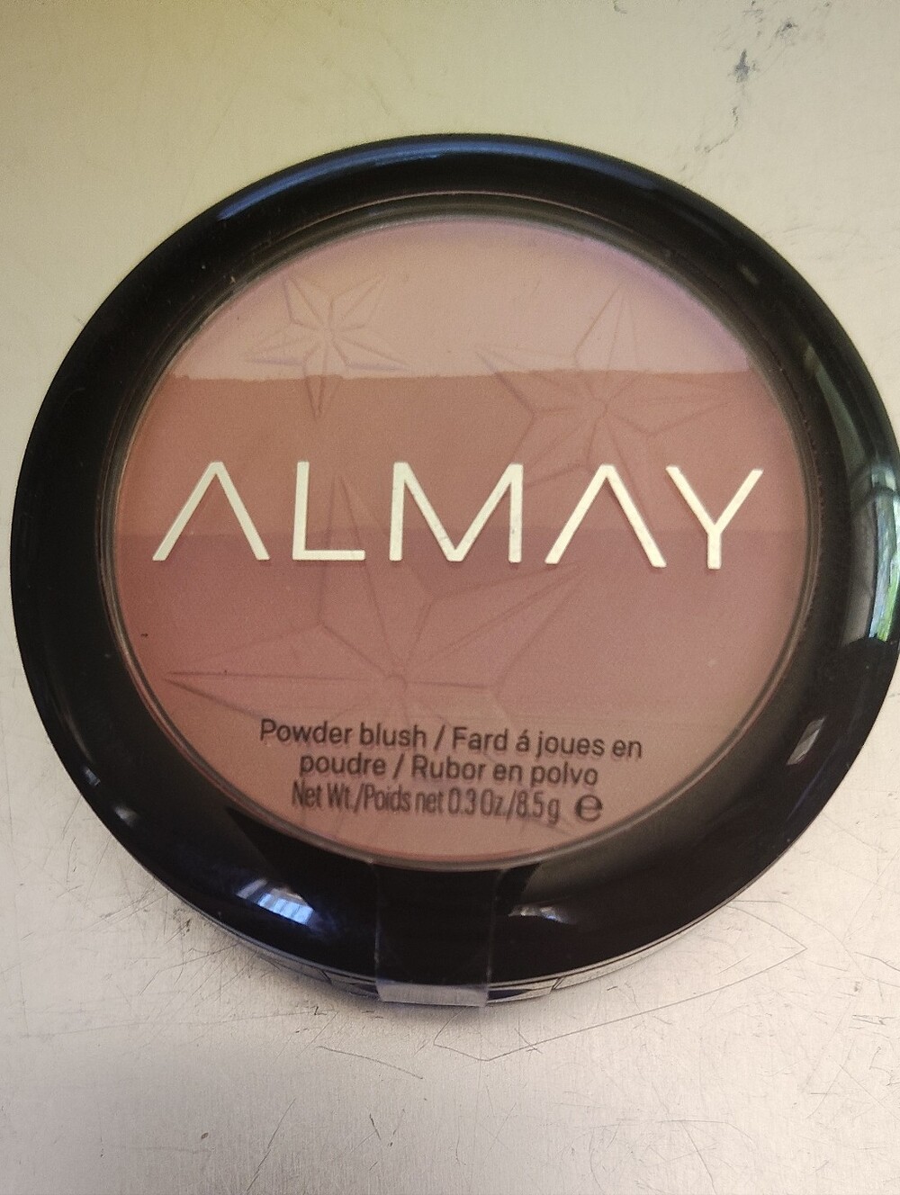 Almay Blush Compact in Mauve Pink and Soft Rose